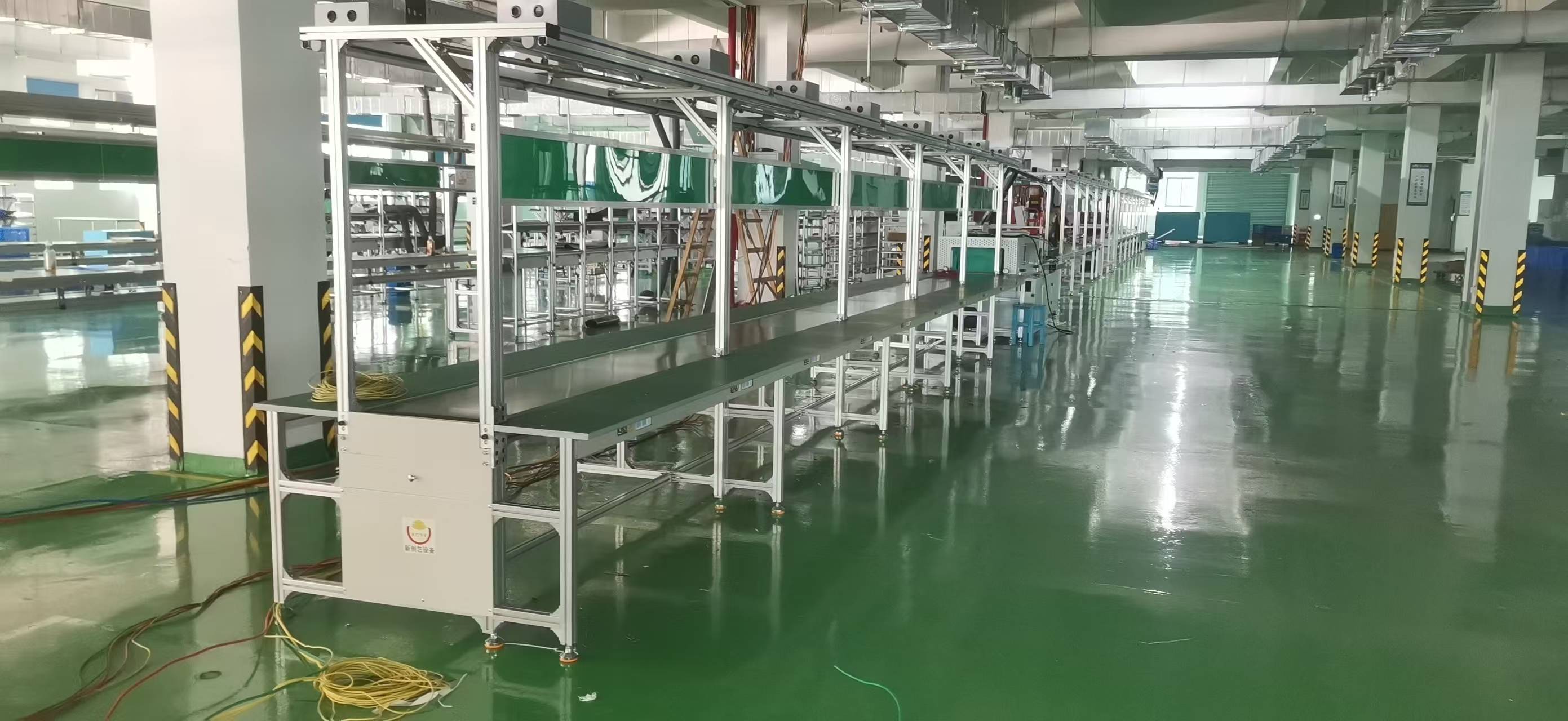 输送线安装完工